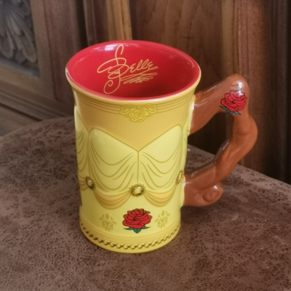 Authentic Disney Beauty and the Beast Belle Yellow Dress Mug